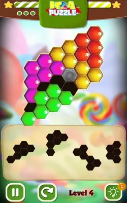 Hexa Puzzle android App screenshot 1